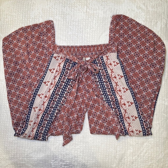 Japna Palazzo Wrap Around Open Leg Lounge Wear Boho Fly Away Pants Size Small - Picture 5 of 9